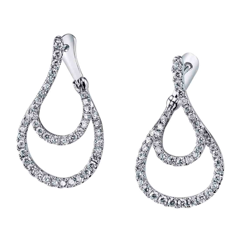 Diamond Drop Earrings