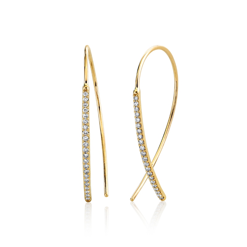 Diamond Threader Earrings