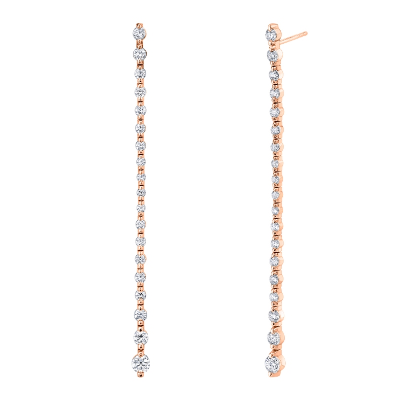 Diamond Dangle Earrings