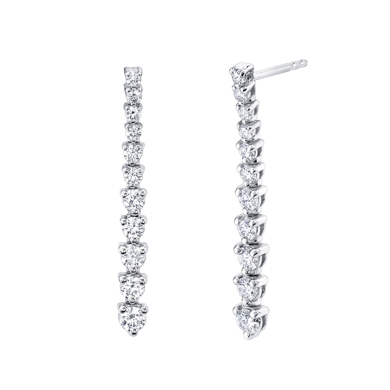 Diamond Dangle Earrings