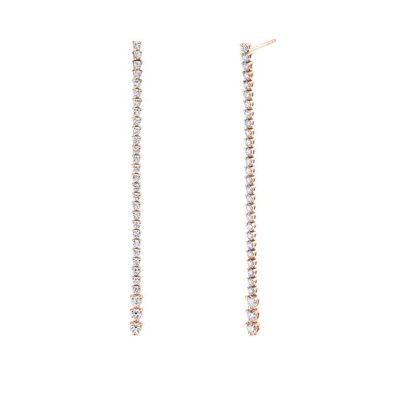 Diamond Dangle Earrings
