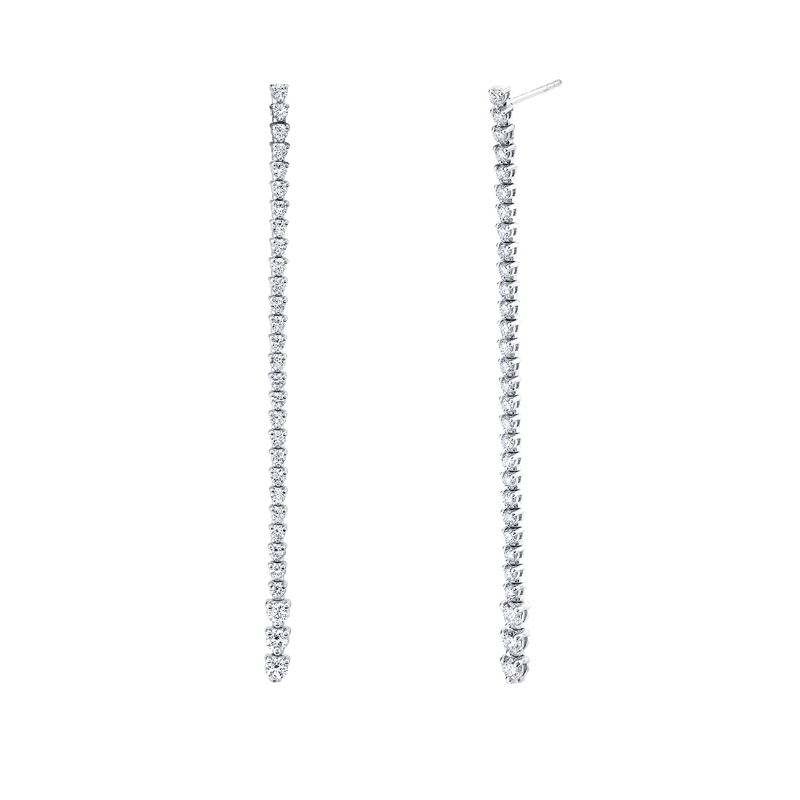 Diamond Dangle Earrings