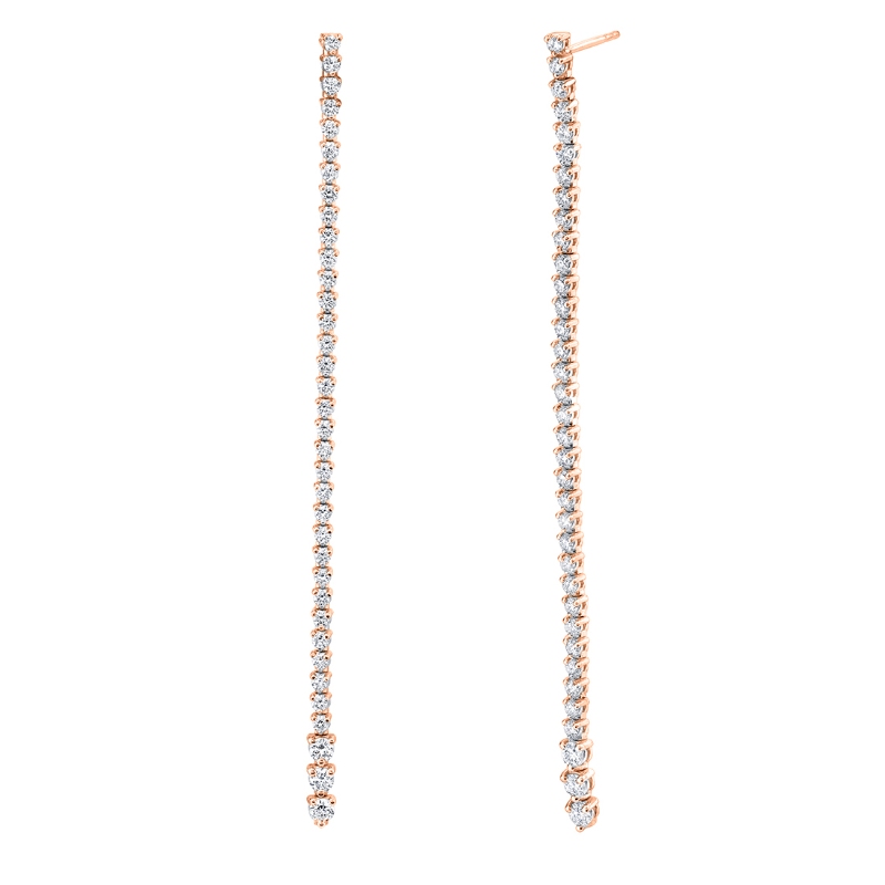 Diamond Dangle Earrings