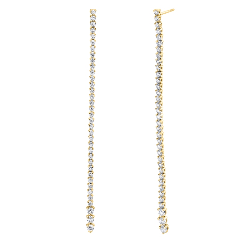 Diamond Dangle Earrings