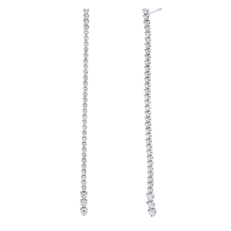 Diamond Dangle Earrings