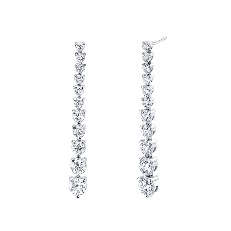 Diamond Dangle Earrings