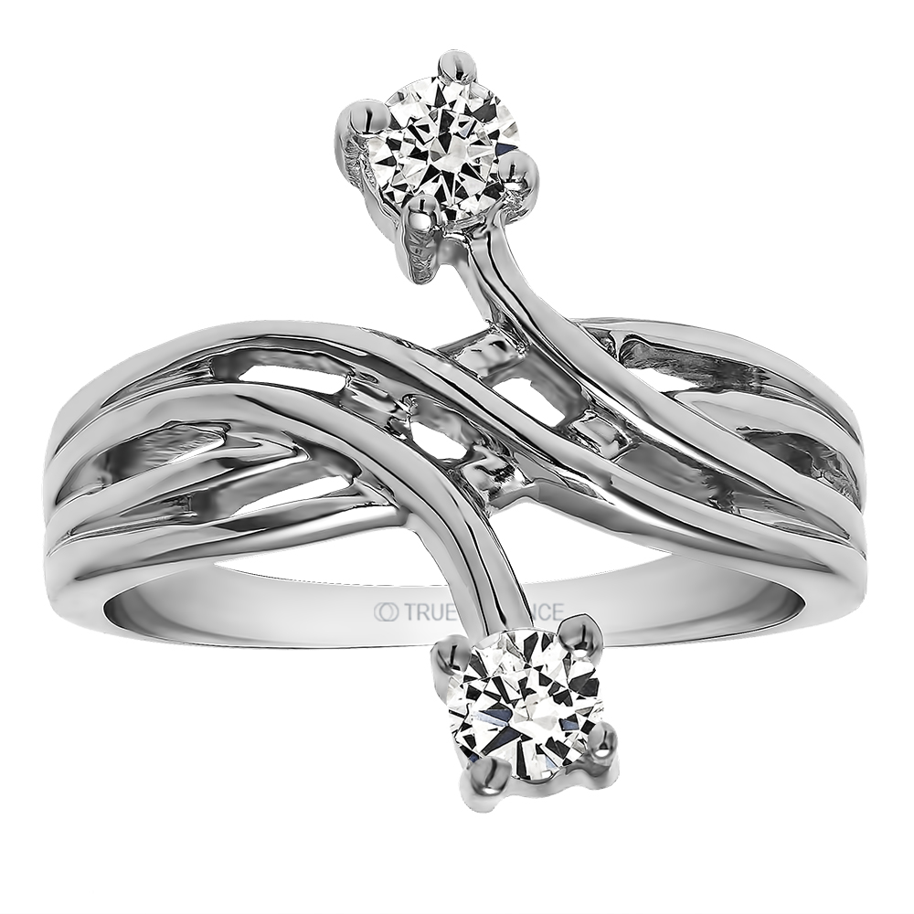 FA217 - Diamond Two Stone Ring