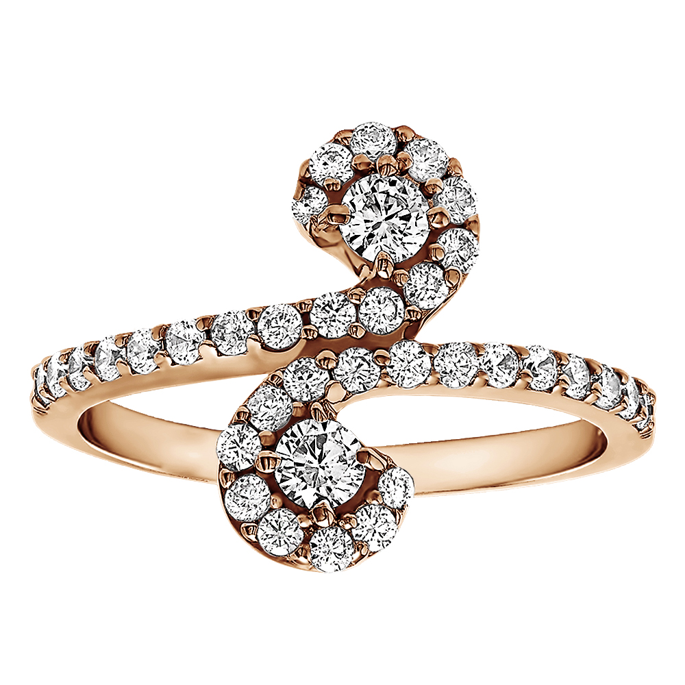 FA226 - Diamond Two Stone Ring