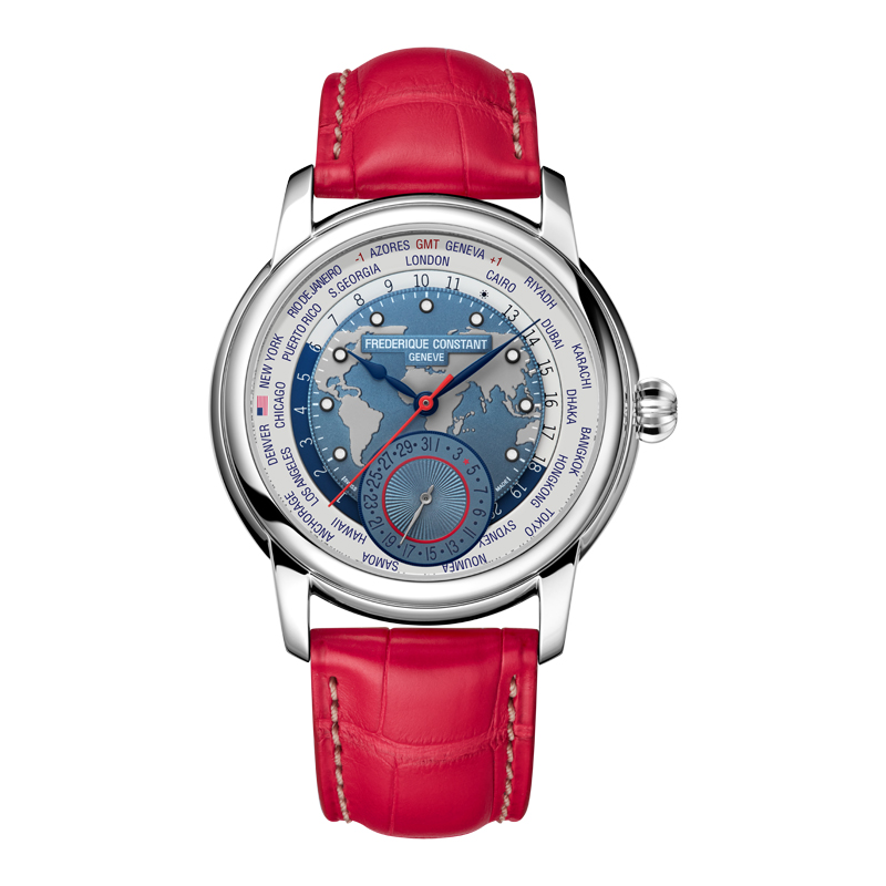 Frederique Constant Manufacture Classics Worldtimer 42mm Men's Watch