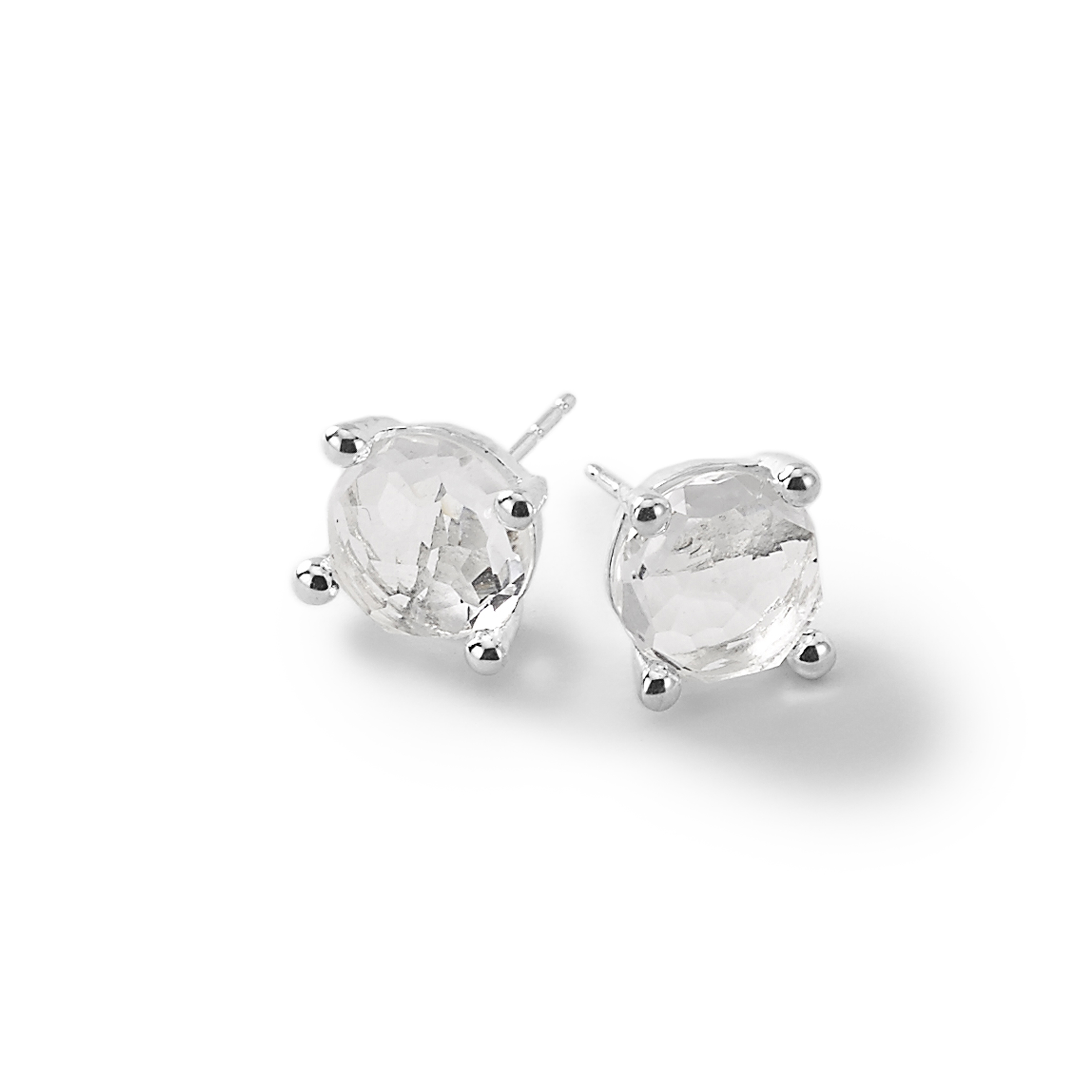 Mini Stud Earrings In Sterling Silver