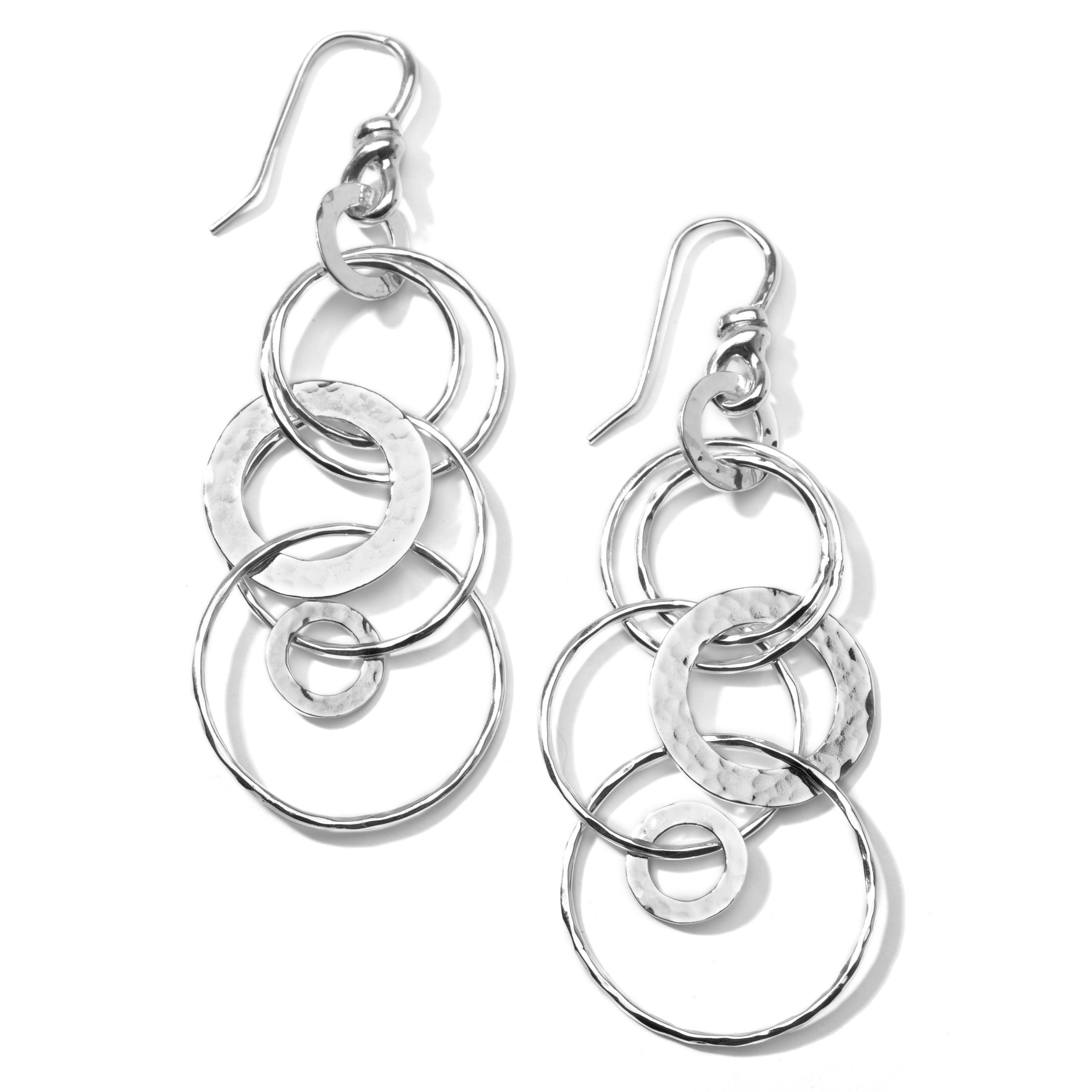Jet Set Earrings In Sterling Silver