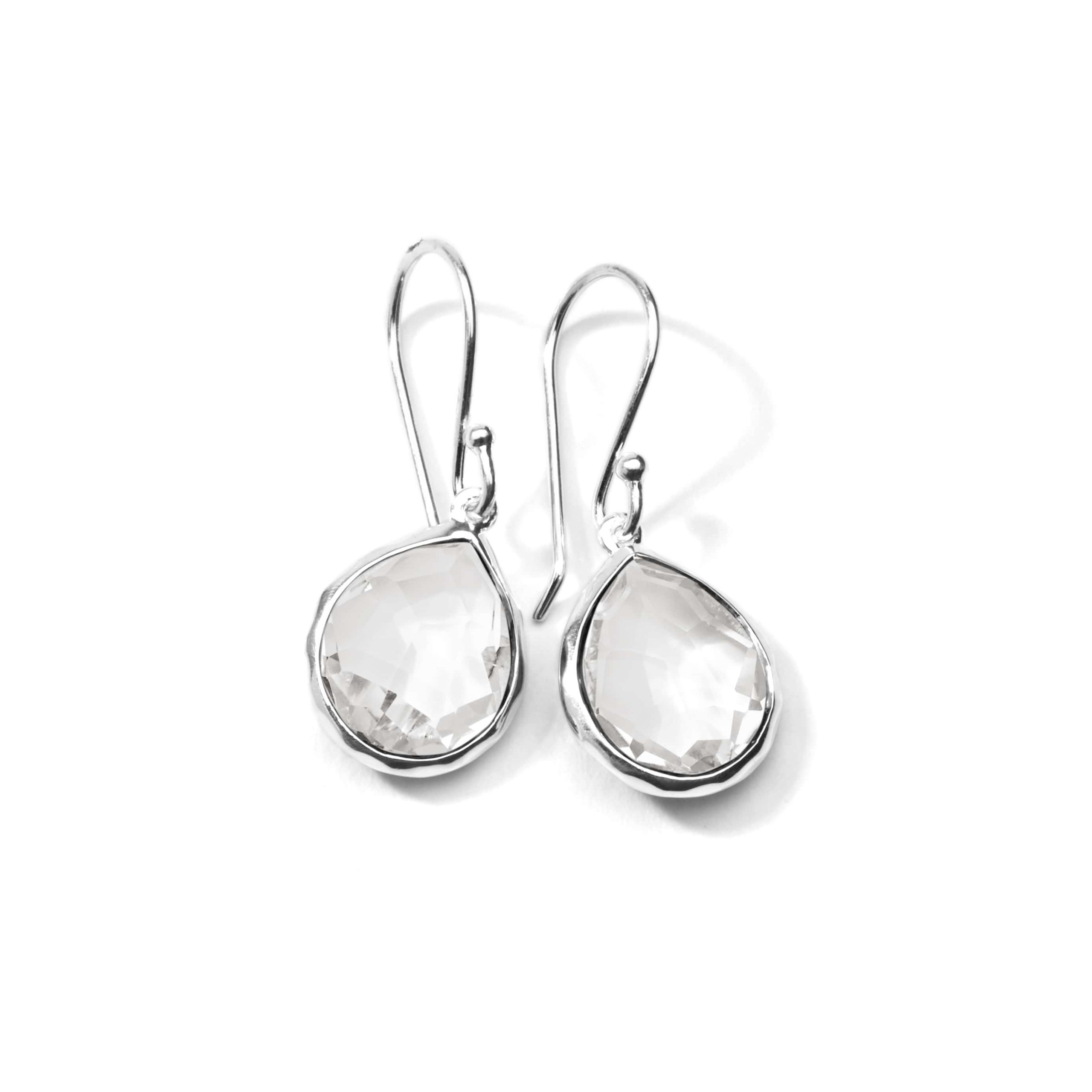 Mini Teardrop Earrings In Sterling Silver
