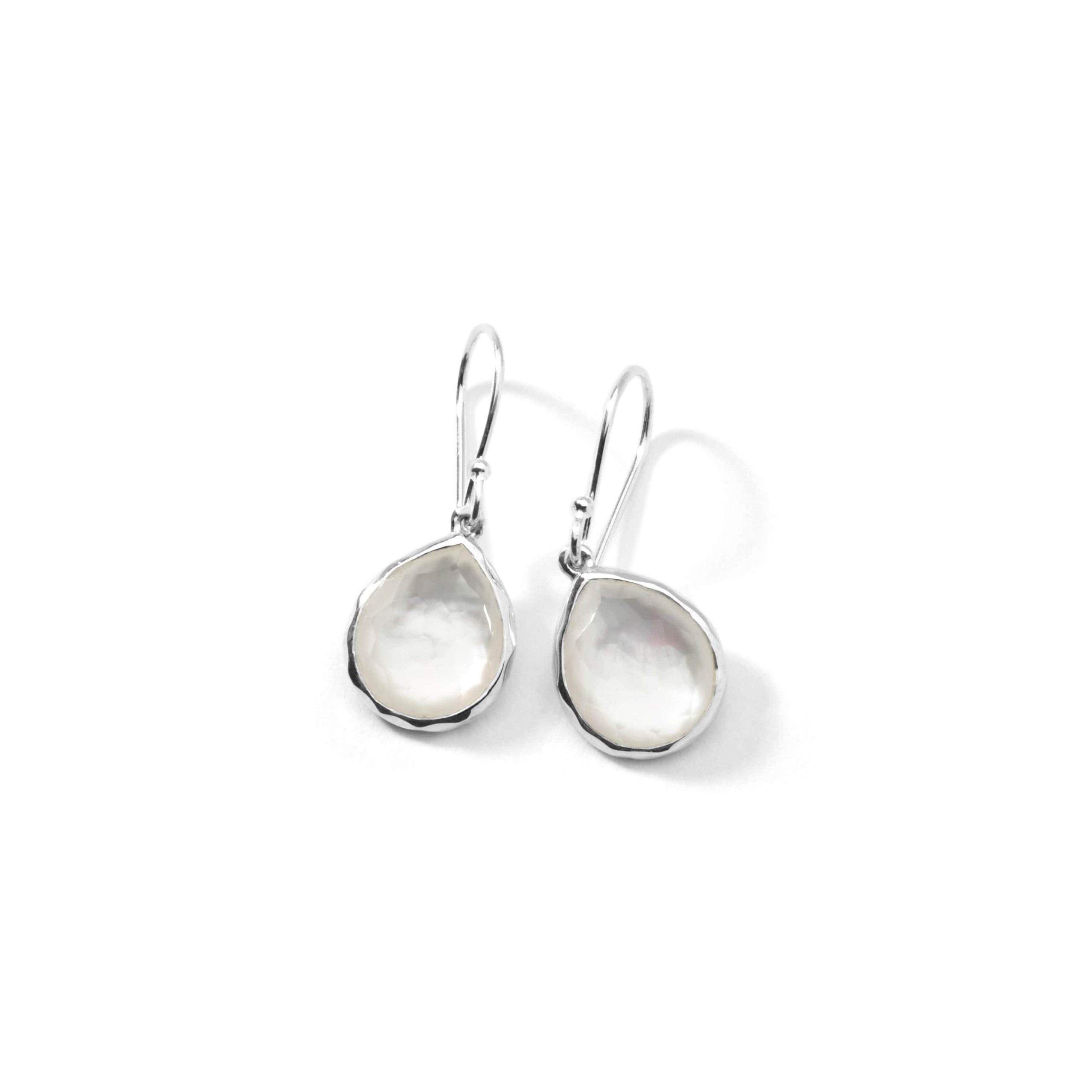 Mini Teardrop Earrings In Sterling Silver