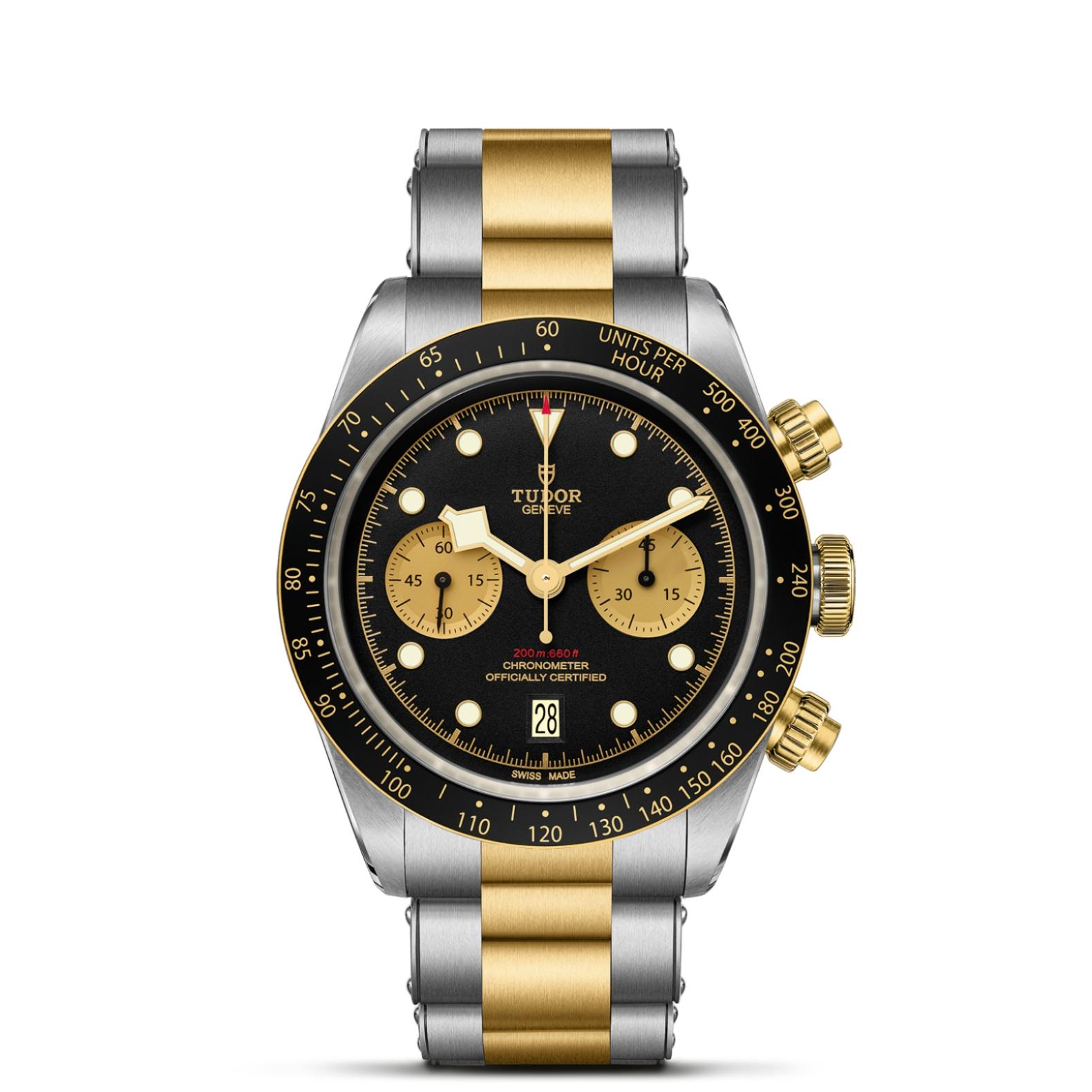 TUDOR Black Bay Chrono Watch - M79363N-0001 at Tiny Jewel Box