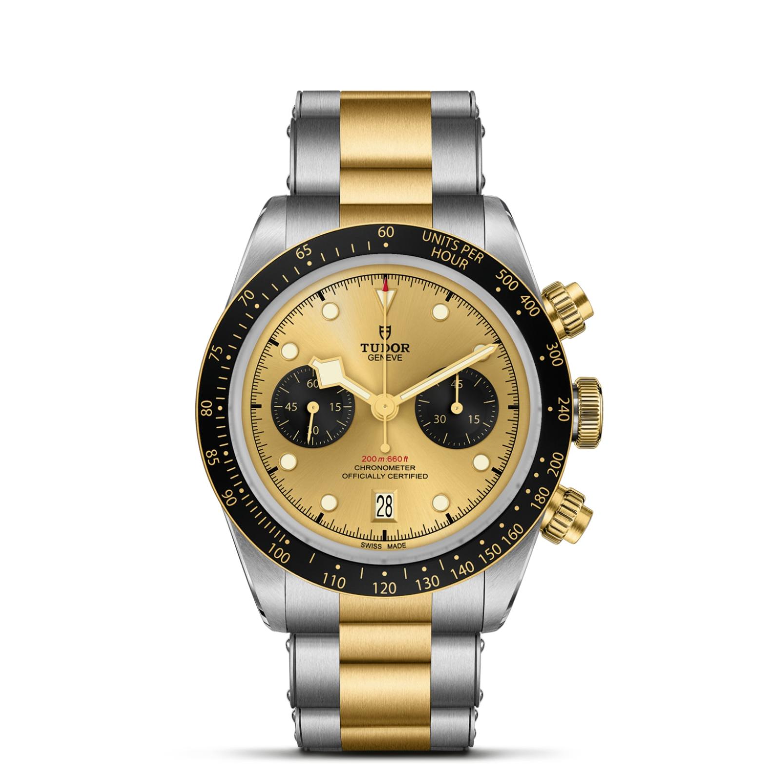 TUDOR Black Bay Chrono Watch - M79363N-0007 at Tiny Jewel Box