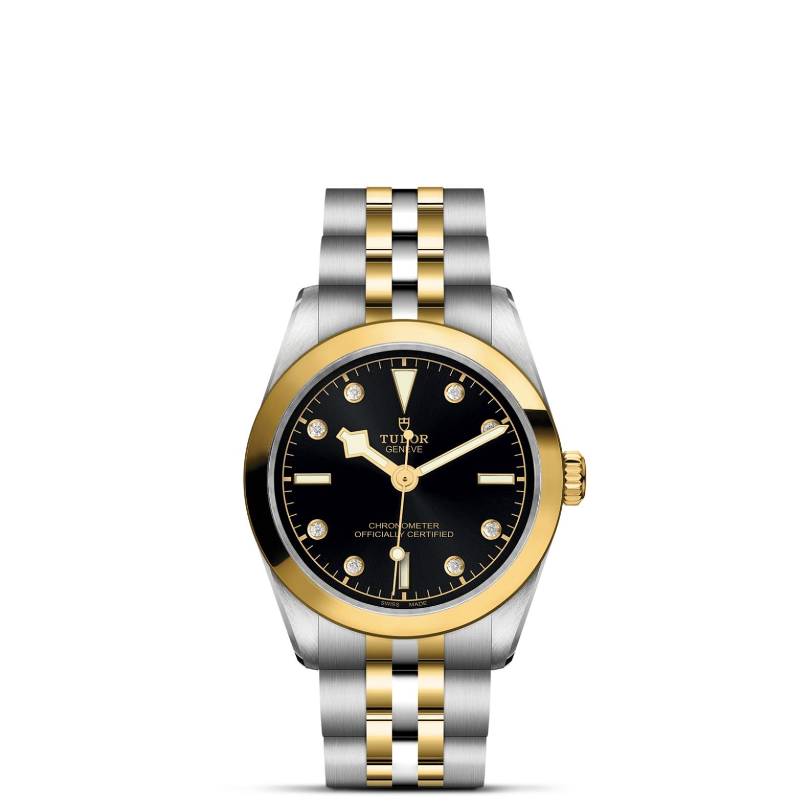 TUDOR Black Bay 31/36/39/41 S&G 31mm Steel Case Watch - M79603-0006 at Tiny Jewel Box