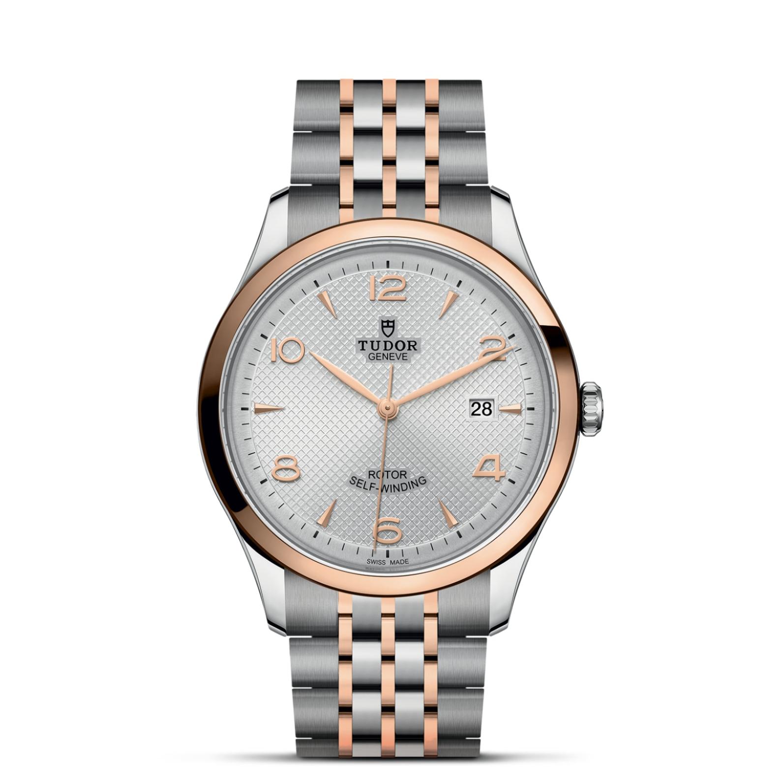 TUDOR 1926 41mm Steel And Rose Gold Watch - M91651-0001 at Tiny Jewel Box