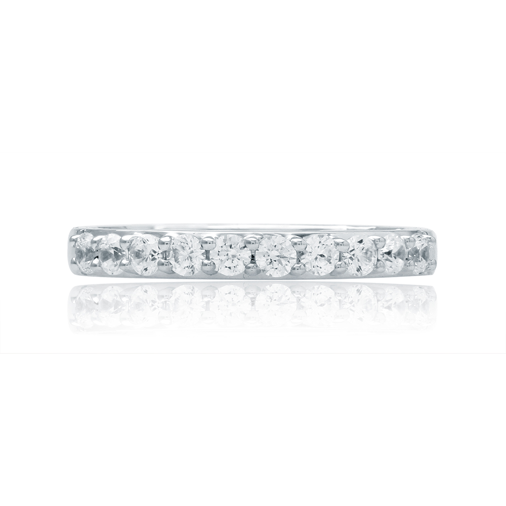 14K White Gold 0.50Ctw Semi Mount .