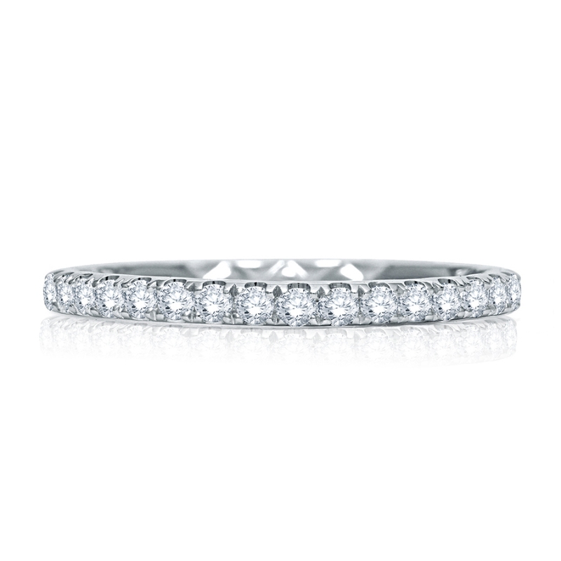 14K White Gold 0.34Ctw Semi Mount .
