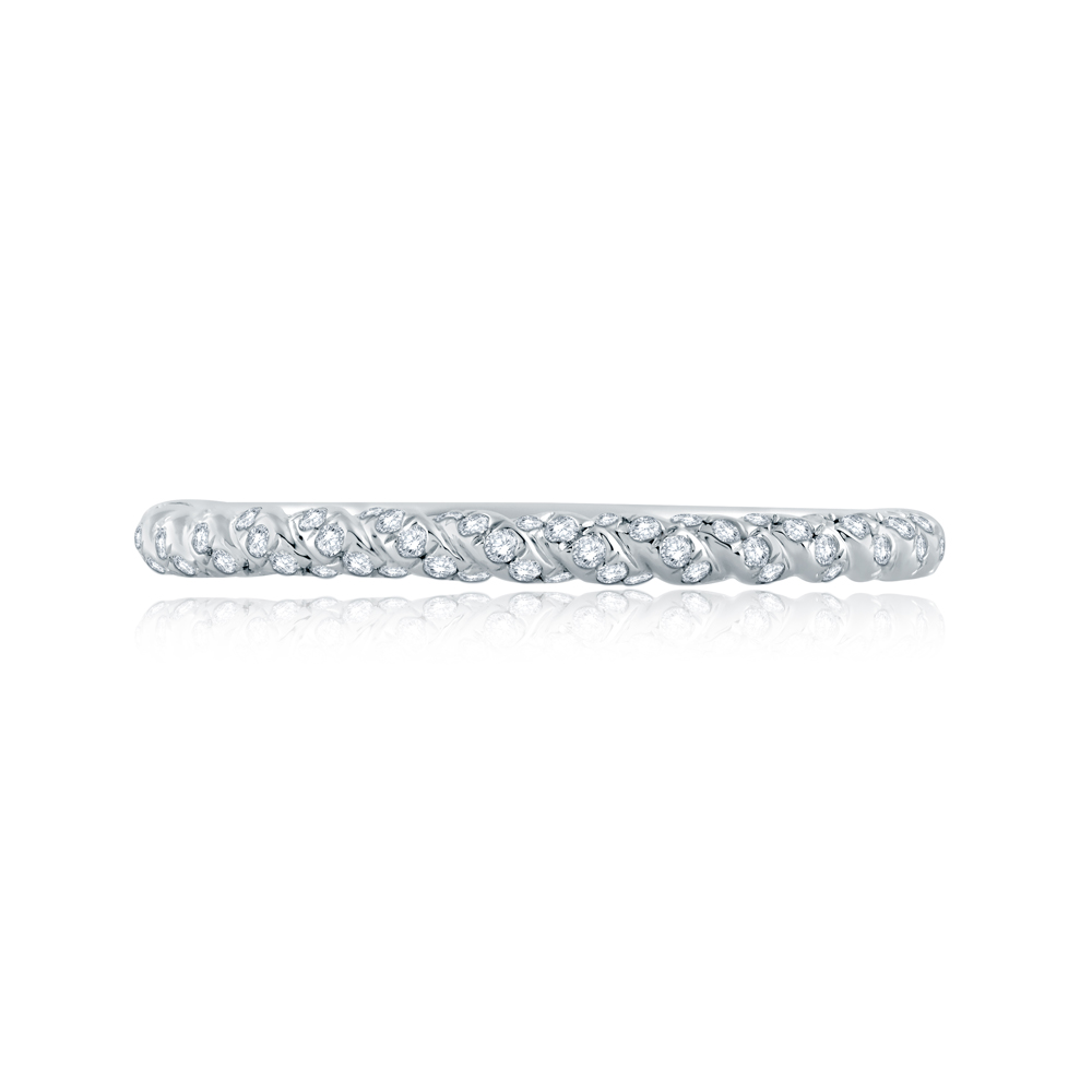 14K White Gold 0.30Ctw Semi Mount .