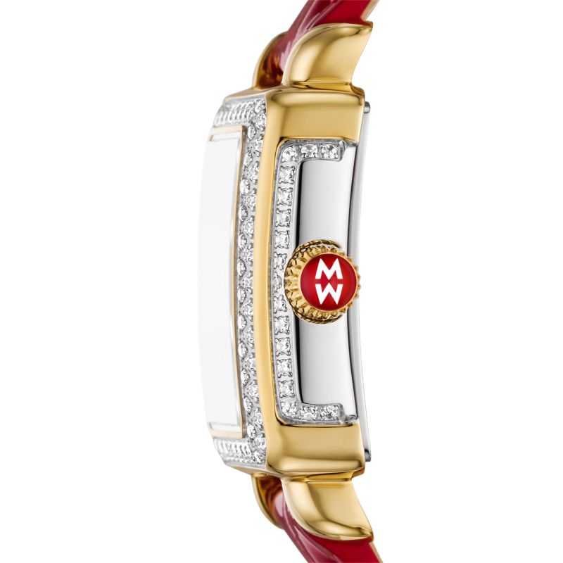 Special Edition Deco Mini Two-Tone 18K Gold-Plated Diamond Pav&eacute Dial Watch