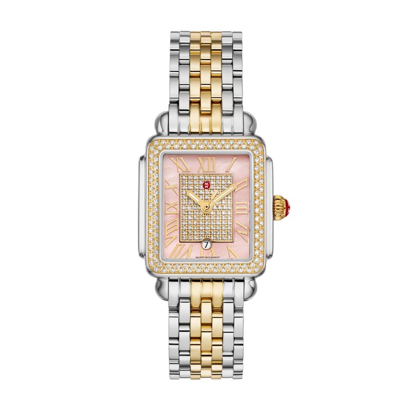 Limited Edition Deco Madison Mid Two-Tone 18K Gold-Plated Diamond Watch