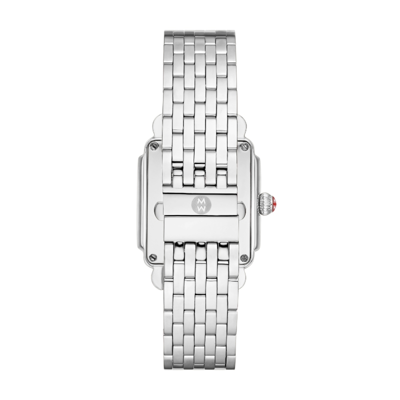 Deco Mid Stainless Steel Watch with MOP and Diamond Dial