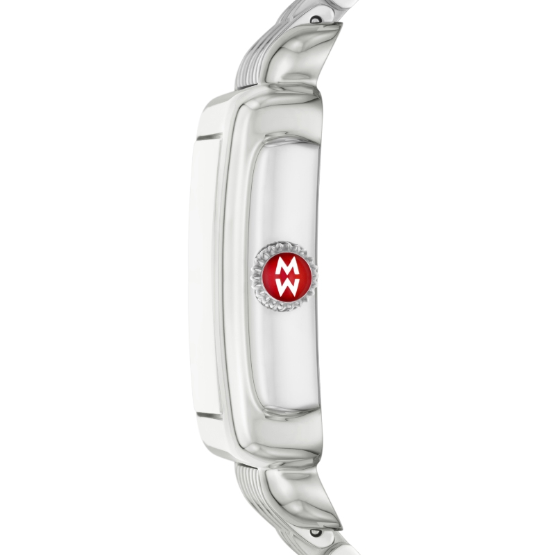 Deco Mid Stainless Steel Watch with MOP and Diamond Dial