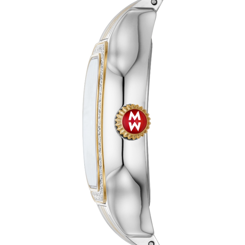 Meggie Two-Tone Diamond Stainless Steel Watch