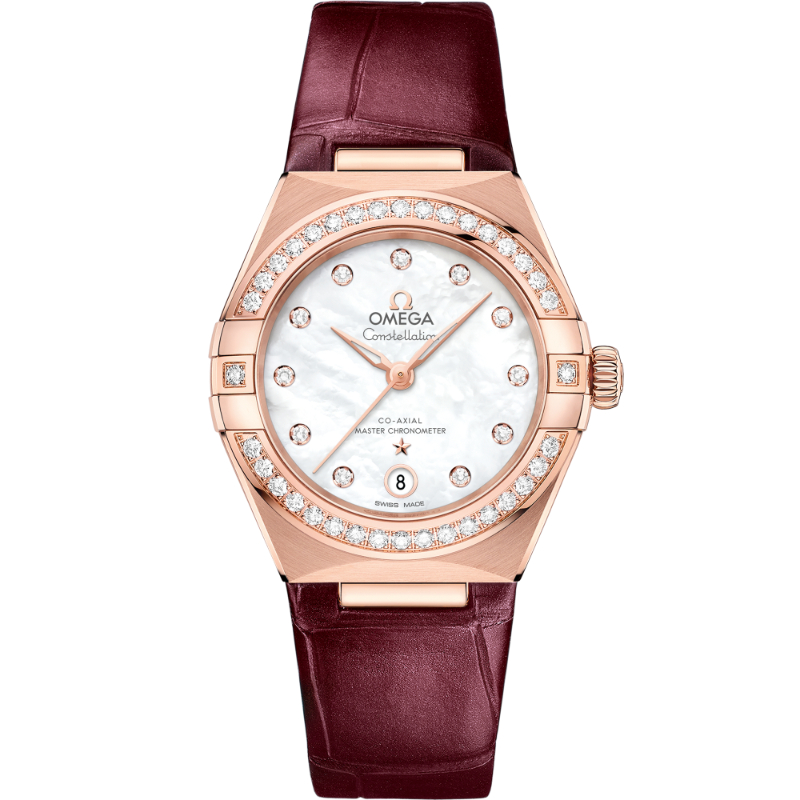 29 mm, Sedna&trade; Gold On Leather Strap