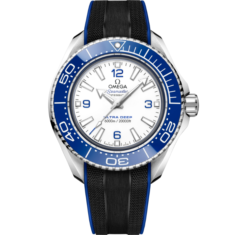 45.5 mm, O-Megasteel On Rubber Strap