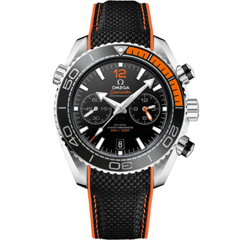 45.5 mm, Steel On Rubber Strap
