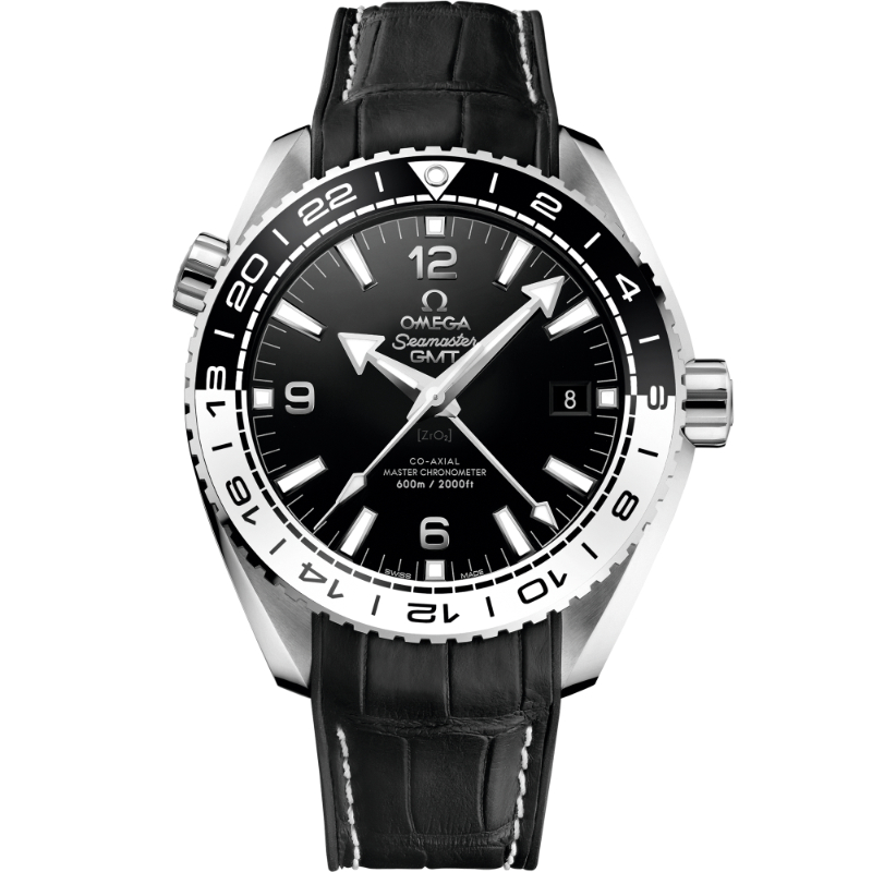 43.5 mm, Steel On Leather Strap With Rubber Lining
