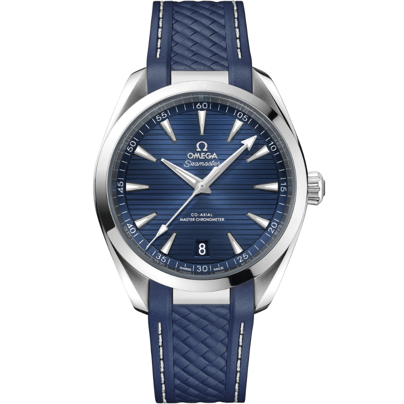 41 mm, Steel On Rubber Strap