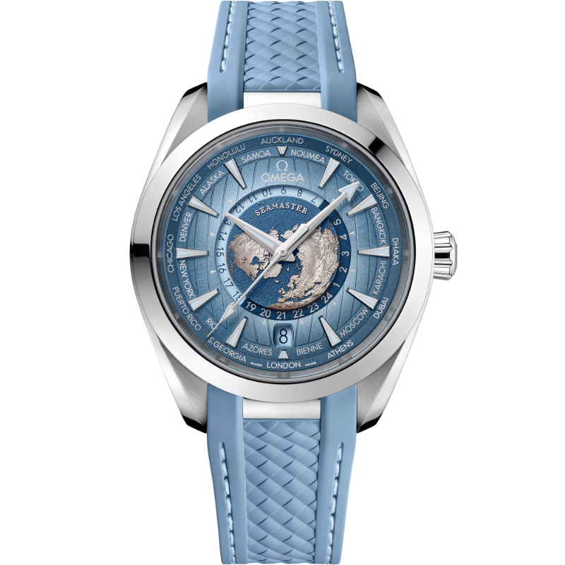 43 mm, Steel On Rubber Strap