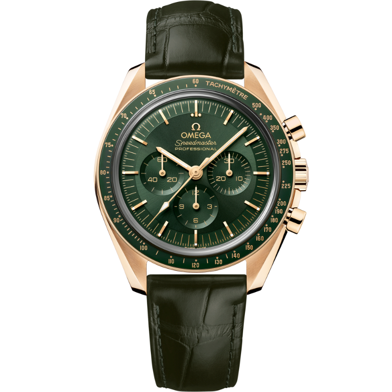 42 mm, Moonshine&trade; Gold On Leather Strap