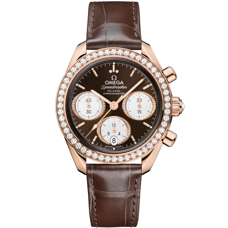 38 mm, Sedna&trade; Gold On Alligator
