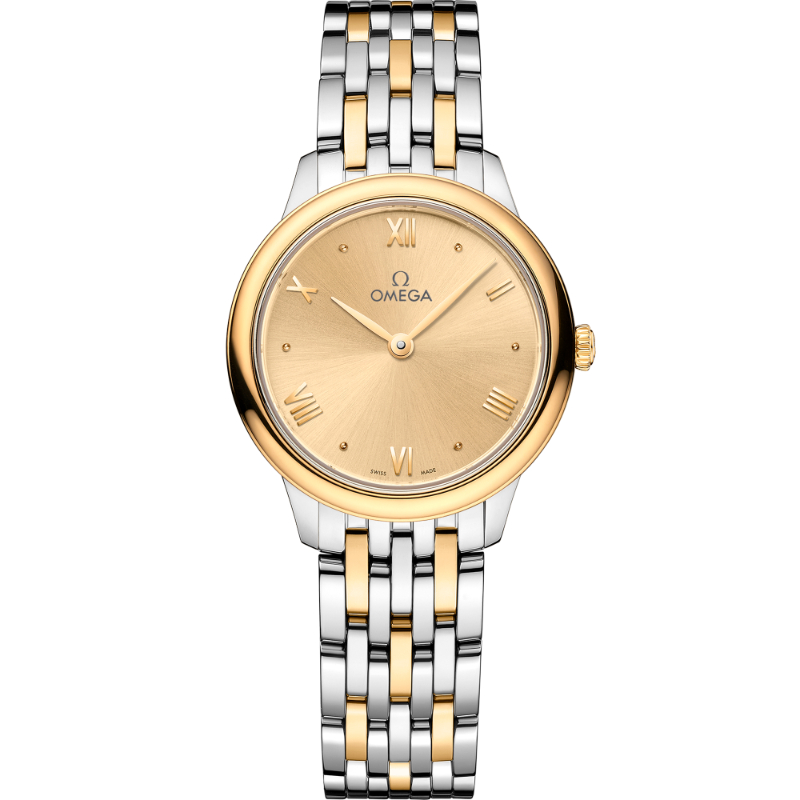27.5 mm, Steel - Yellow Gold On Steel - Yellow Gold