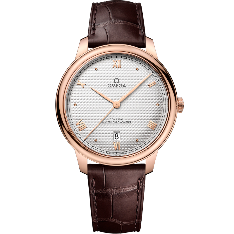 40 mm, Sedna&trade; Gold On Leather Strap