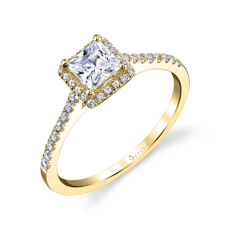 Princess Cut Engagement Ring - Jenny