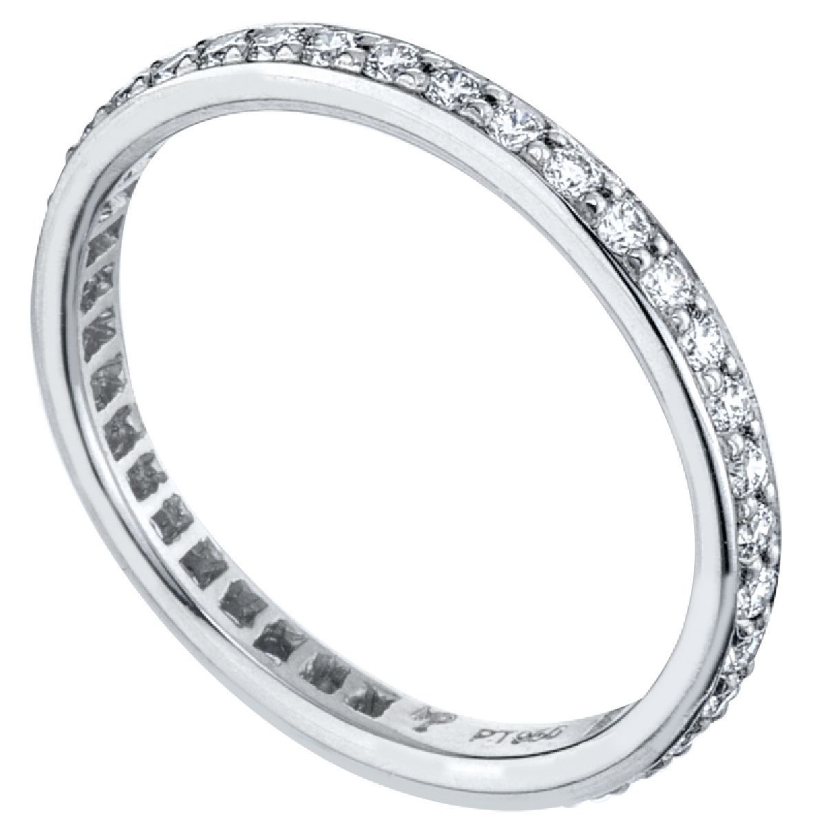 Platinum Bead-Set Band