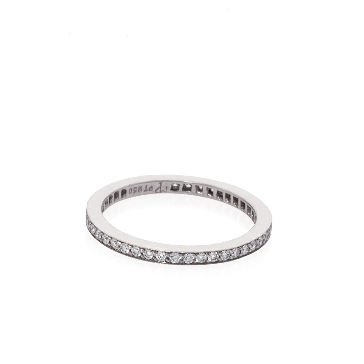 Platinum Bead-Set Band