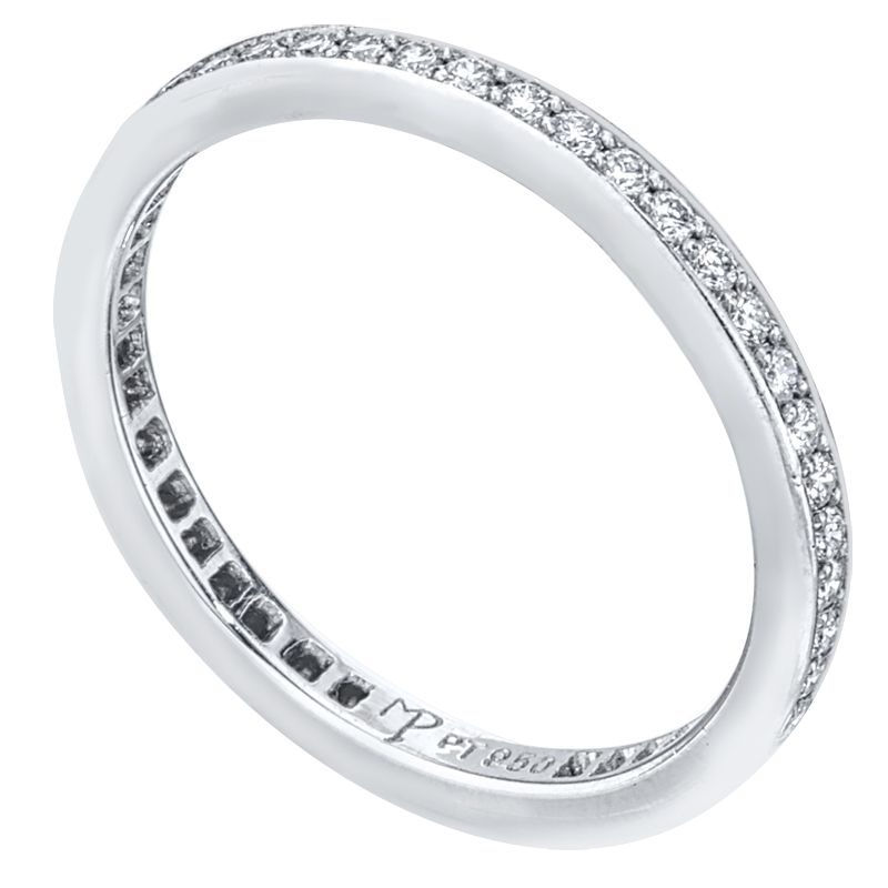 Platinum Bead-Set Band