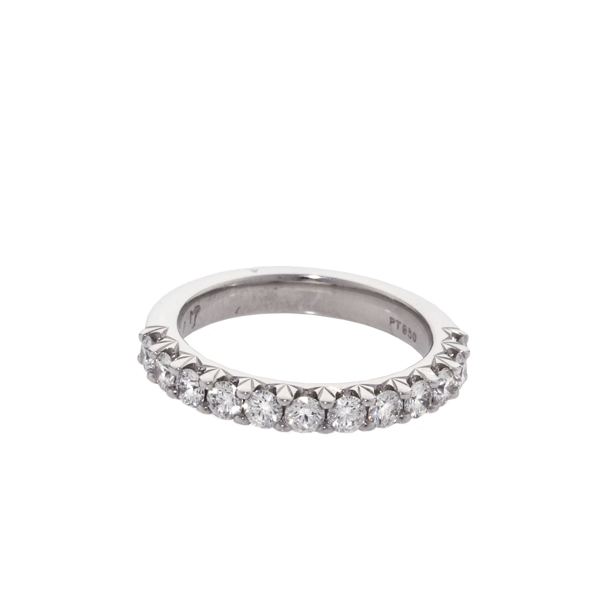 Royal Prong 12 Stone Halfway Eternity Band
