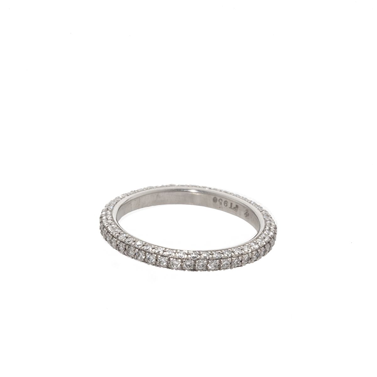 3-Side Full Pave Eternity Band