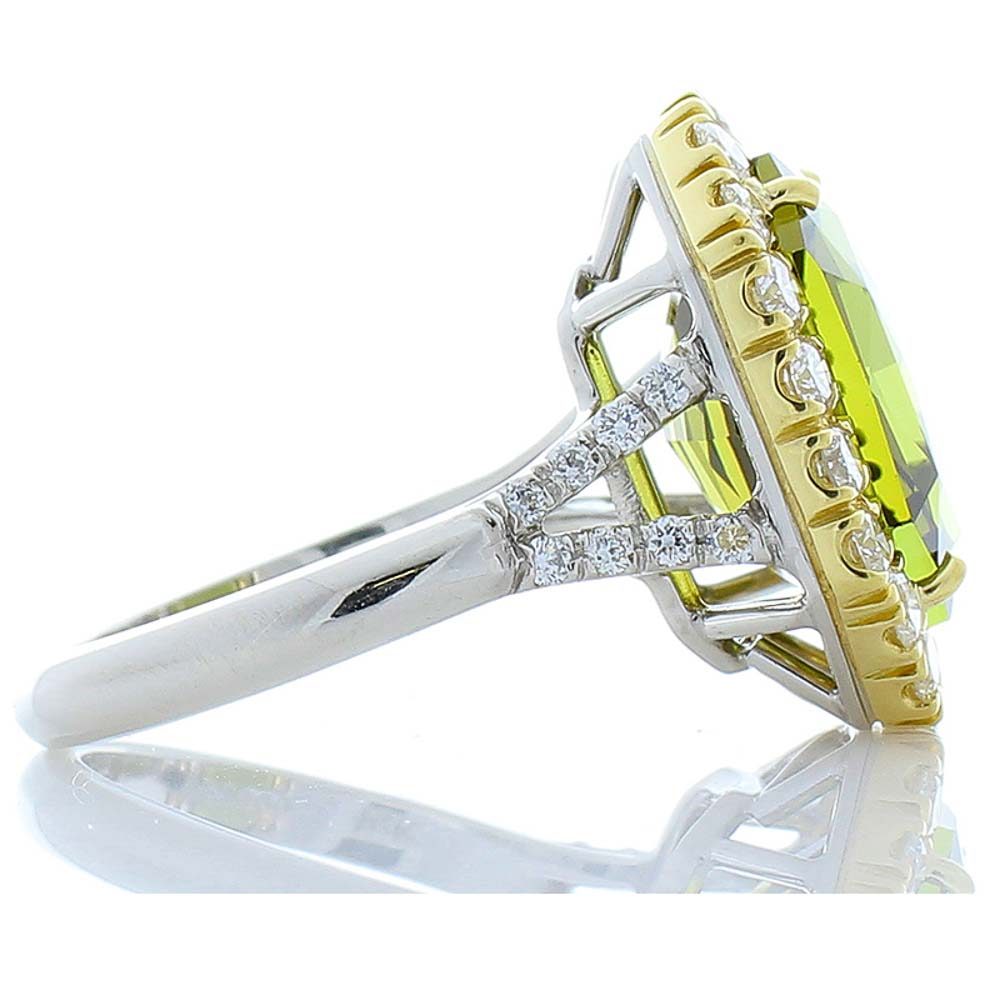 Platinum Alexandrite Gemstone Ring