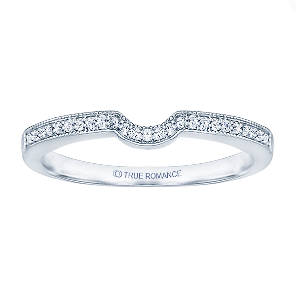 Rm1319r -14k White Gold Round Cut Halo Diamond Vintage Semi Mount Engagement Ring