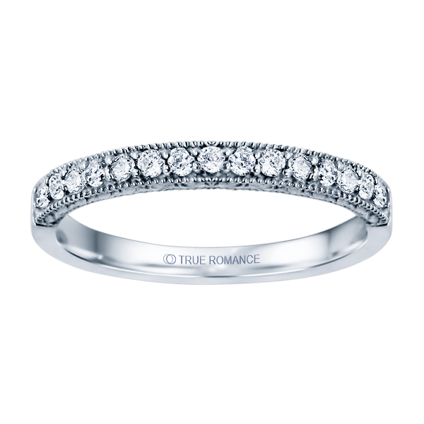Rm1457 -14k White Round Cut Cushion Halo Diamond Vintage Semi Mount Engagement Ring