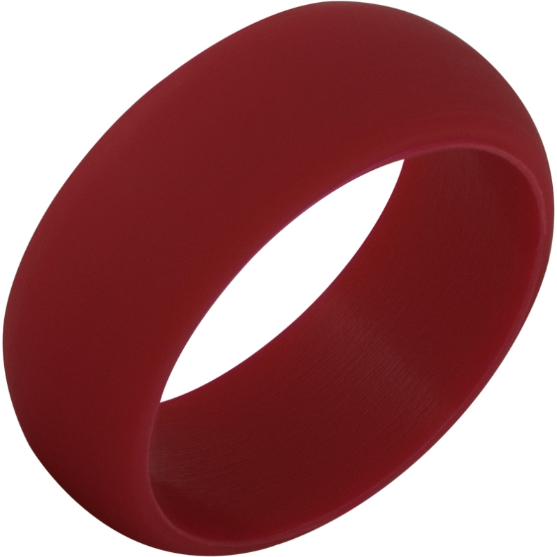 TruBand&trade; Silicone Dark Red Ring