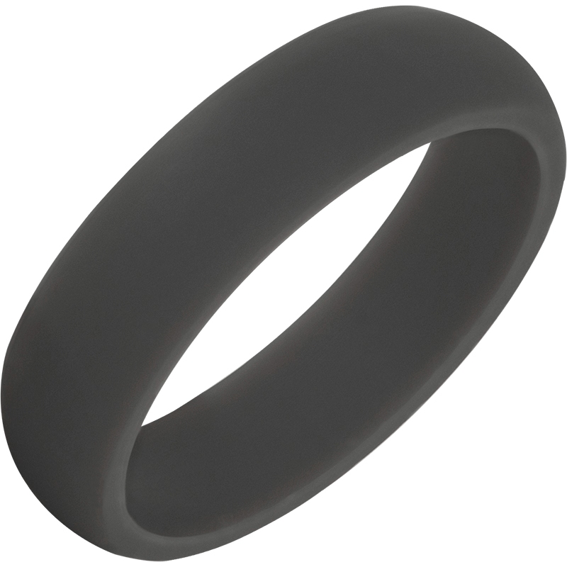 TruBand&trade; Silicone Classic Grey Ring